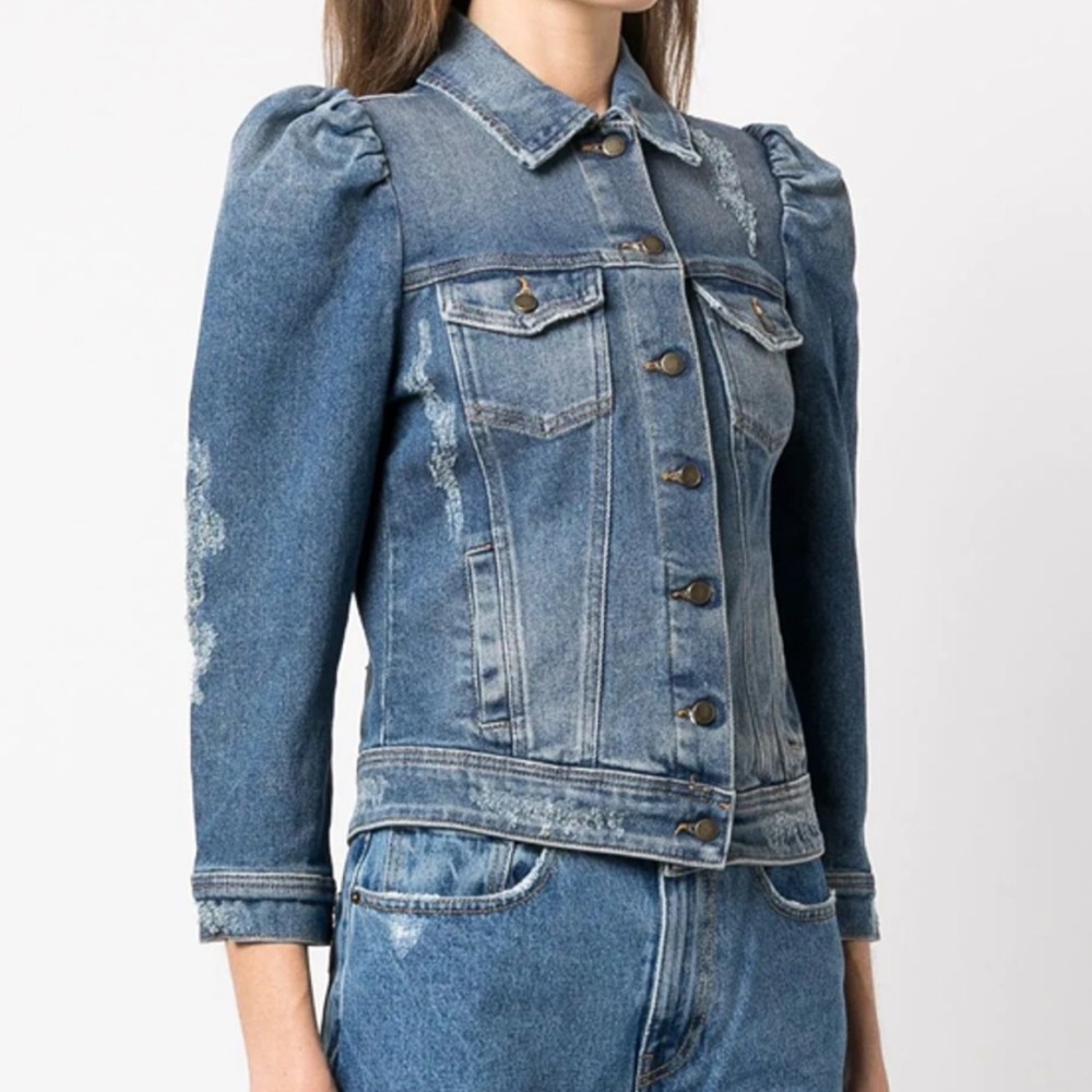 Retrofete Ada Puff-sleeve Denim Jacket